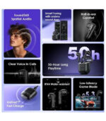 Oraimo FreePods Neo OTW-330S – ENC Earbuds, 50H Playtime, Deep Bass - Image 4