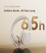 Oraimo BoomPop Lite Wireless Headphones ENC Over-Ear Spatial Audio - Black - Image 5