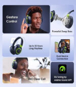 Oraimo BoomPop 2S ENC Over-Ear Wireless Headphones Strong Bass - Image 4