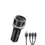 oraimo Highway 15 15.5W Car Charger with 3-in-1 Cable