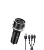 oraimo Highway 15 15.5W Car Charger with 3-in-1 Cable