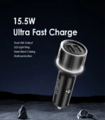 oraimo Highway 15 15.5W Car Charger with 3-in-1 Cable - Image 2