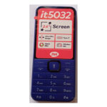 itel It5032,2.4" screen, Opera mini, type c charger, FM, 1000 mah Battery blue